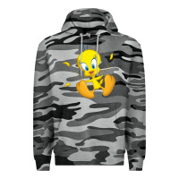 Slate Camo tweety bird Premium Hoodie - DesigneFamous