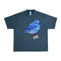 Midnight Navy Mountain Bluebird Urban Heavy Tee - LillyAllenDesigns