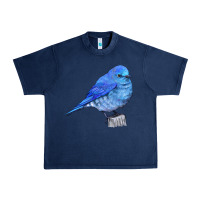 Navy Mountain Bluebird Urban Heavy Tee - LillyAllenDesigns