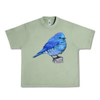 Oil Green Mountain Bluebird Urban Heavy Tee - LillyAllenDesigns