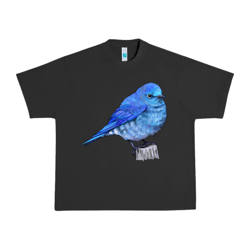 Mountain Bluebird Urban Heavy Tee by LillyAllenDesigns | Teevron