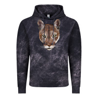 Cloud Black florida panther  face Vintage Hoodie - BarkalooDesign