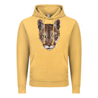Florida Panther  Face Vintage Hoodie | Teevron