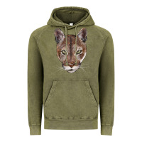 Vintage Olive florida panther  face Vintage Hoodie - BarkalooDesign