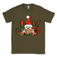 Army Green joy christmas with gnome bbs Classic Tee - BundleAndBundleShop