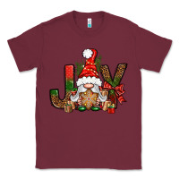 Burgundy joy christmas with gnome bbs Classic Tee - BundleAndBundleShop