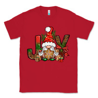 Red joy christmas with gnome bbs Classic Tee - BundleAndBundleShop
