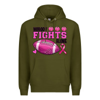 Army Green nobody fights alone Premium Hoodie - RanaPortraitStore