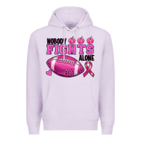 Lilac nobody fights alone Premium Hoodie - RanaPortraitStore