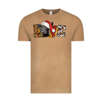 Love Christmas Black Angus Vintage Tee | Teevron