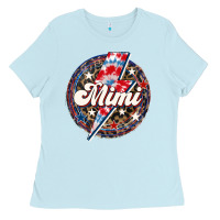 Baby Blue Western Mimi Patriotic Ladies Tee - LillyAllenDesigns