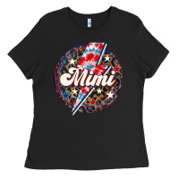 Black Western Mimi Patriotic Ladies Tee - LillyAllenDesigns