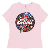 Bubblegum Pink Western Mimi Patriotic Ladies Tee - LillyAllenDesigns