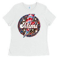 White Western Mimi Patriotic Ladies Tee - LillyAllenDesigns