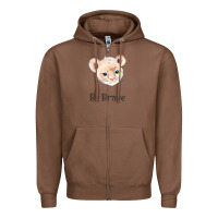 Chestnut lion cute animals Zipper Hoodie - RanaPortraitStore