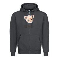 Smoke lion cute animals Zipper Hoodie - RanaPortraitStore