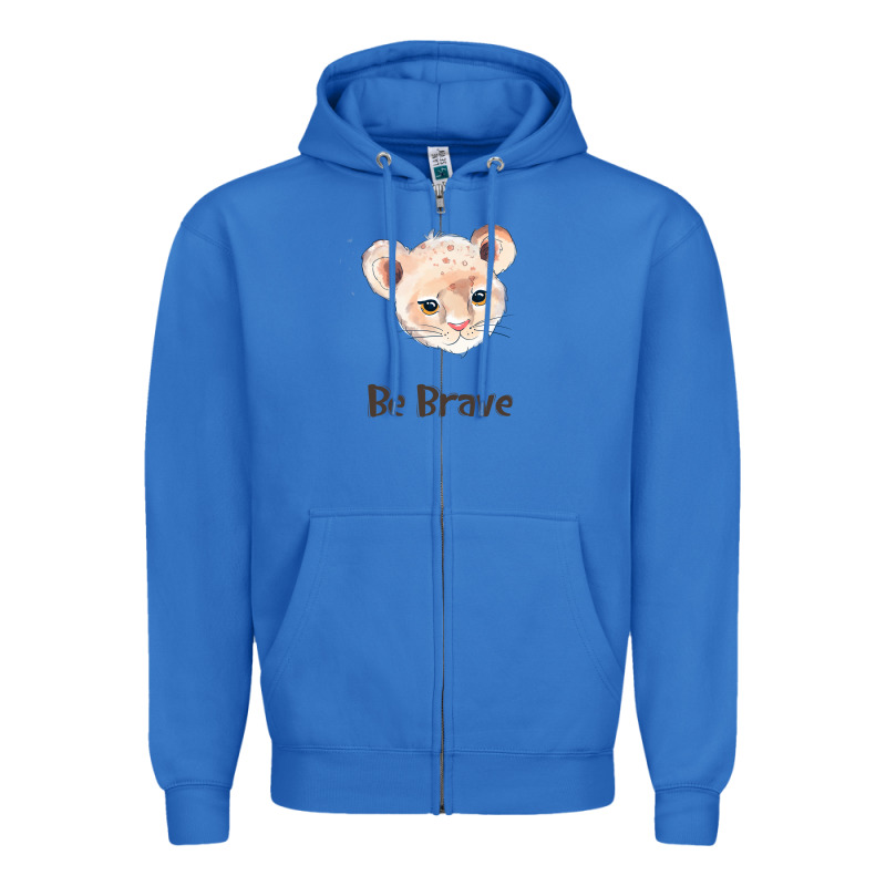 Lion Cute Animals Zipper Hoodie by RanaPortraitStore | Teevron
