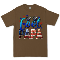 Cacao Cool Papa American Flag 4th of July Premium Tee - LillyAllenDesigns