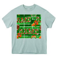 Arona american football megaphone and game seamless pattern Heavy Core Tee - BundleAndBundleShop