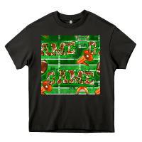 Asphalt american football megaphone and game seamless pattern Heavy Core Tee - BundleAndBundleShop