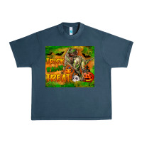 Midnight Navy Trick Rawr Treat Urban Heavy Tee - LillyAllenDesigns