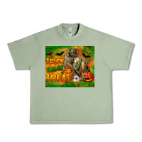Oil Green Trick Rawr Treat Urban Heavy Tee - LillyAllenDesigns