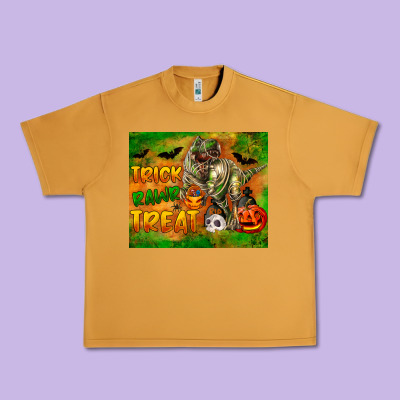 Trick Rawr Treat Urban Heavy Tee Designed By Lillyallendesigns