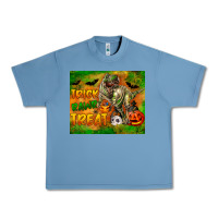 Pebble Blue Trick Rawr Treat Urban Heavy Tee - LillyAllenDesigns