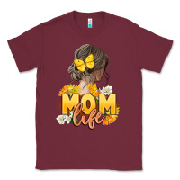 Burgundy Mom life Mother's Day Classic Tee - FaDigitalArtStudio