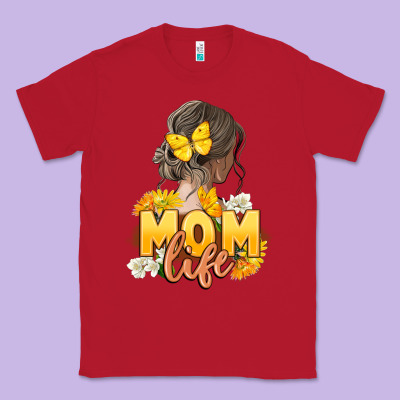 Mom Life Mother's Day Classic Tee Designed By Fadigitalartstudio