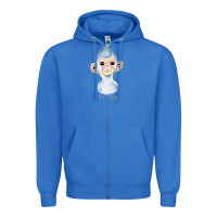 True Royal monkey cute animals Zipper Hoodie - RanaPortraitStore