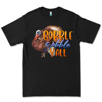 Black Fall Gobble Gobble Y'all Premium Tee - LillyAllenDesigns