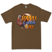 Cacao Fall Gobble Gobble Y'all Premium Tee - LillyAllenDesigns