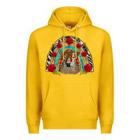 Lemon brown baby cow floral rose rainbow Premium Hoodie - BarkalooDesign