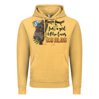 Vintage Mustard just a girl who loves koalas Vintage Hoodie - BarkalooDesign