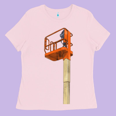 Single Man Lift Ladies Tee Designed By Lillyallendesigns