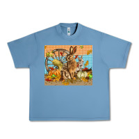Pebble Blue fall rabbit  mousepad Urban Heavy Tee - LillyAllenDesigns
