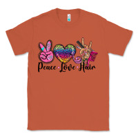 Copper peace love hair Classic Tee - BarkalooDesign
