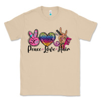Mushroom peace love hair Classic Tee - BarkalooDesign