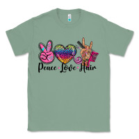 Sage peace love hair Classic Tee - BarkalooDesign