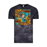 Cloud Black arabian horse Vintage Tee - LillyAllenDesigns