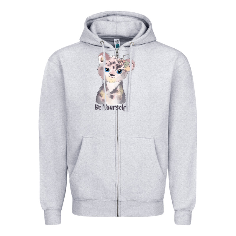 Tiger Cute Animals Zipper Hoodie by RanaPortraitStore | Teevron