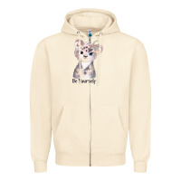 Sandshell tiger cute animals Zipper Hoodie - RanaPortraitStore