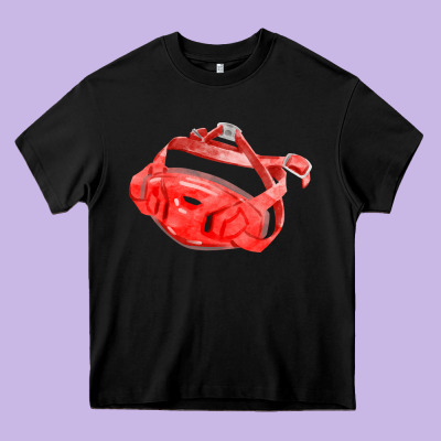 Chin Guard Fa Element Heavy Core Tee Designed By Fadigitalartstudio