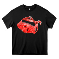 Black Chin Guard Fa Element Heavy Core Tee - FaDigitalArtStudio