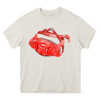 Cream Chin Guard Fa Element Heavy Core Tee - FaDigitalArtStudio