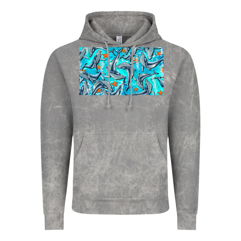 Humpback Whale Cup Vintage Hoodie by BarkalooDesign | Teevron