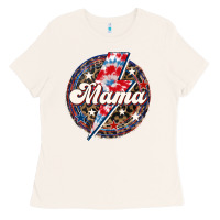 Bone Western Mama Patriotic Ladies Tee - LillyAllenDesigns