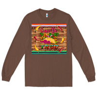 Chestnut cinco de taco paper serape leopard wooden Long Sleeve Tee - Artiststas