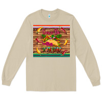 Mushroom cinco de taco paper serape leopard wooden Long Sleeve Tee - Artiststas